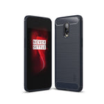 MOFI Kolfiberstruktur Borstad TPU Skyddsskal för OnePlus 6T