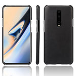 Crazy Horse PU-läderbelagt hårt plastskal till OnePlus 7 Pro