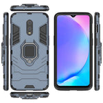 Coolt Armor Guard-stil ringhållare med stöd i PC TPU hybrid-mobilskal till OnePlus 7