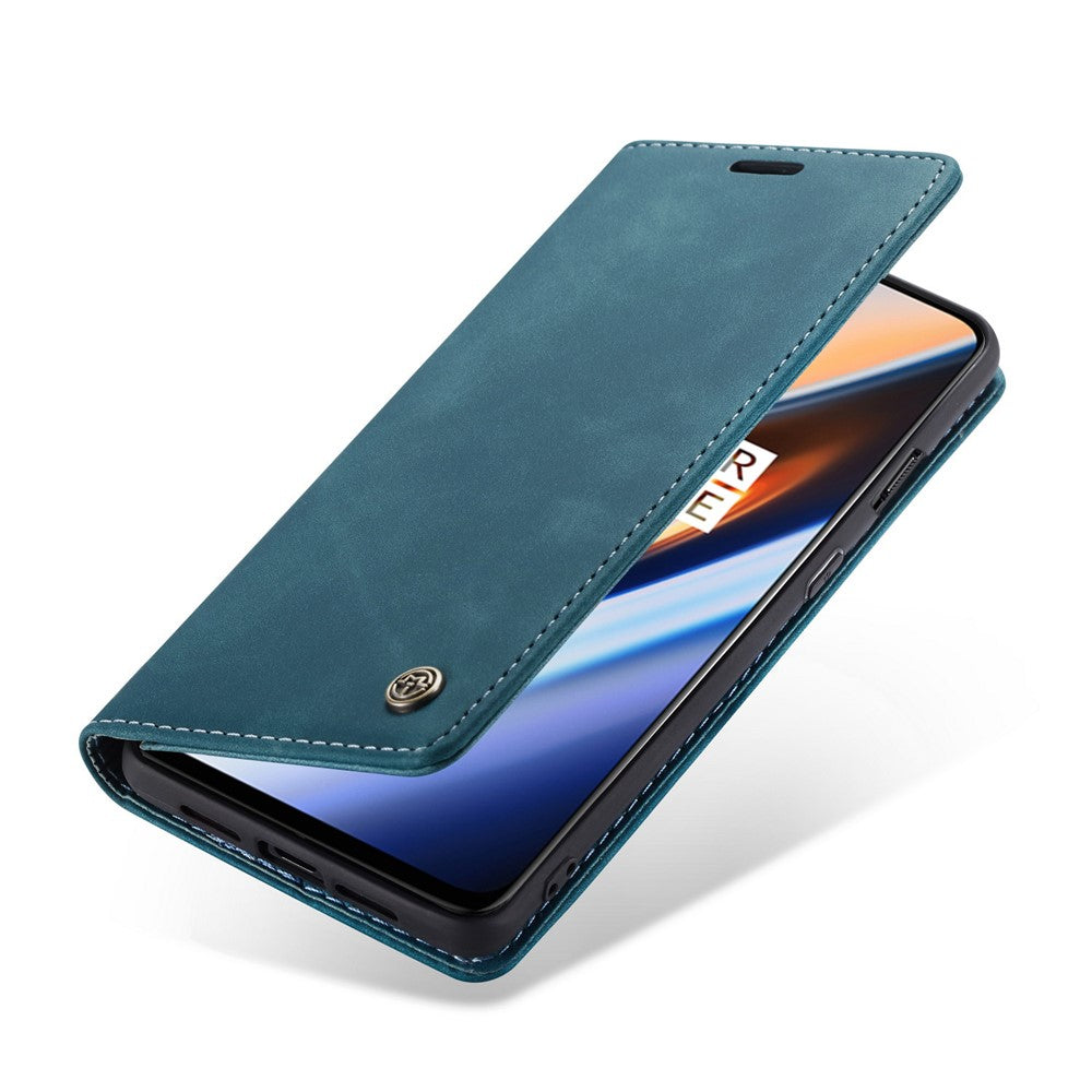 CASEME 013-serien självabsorberande läderfodral med flip-funktion för OnePlus 7