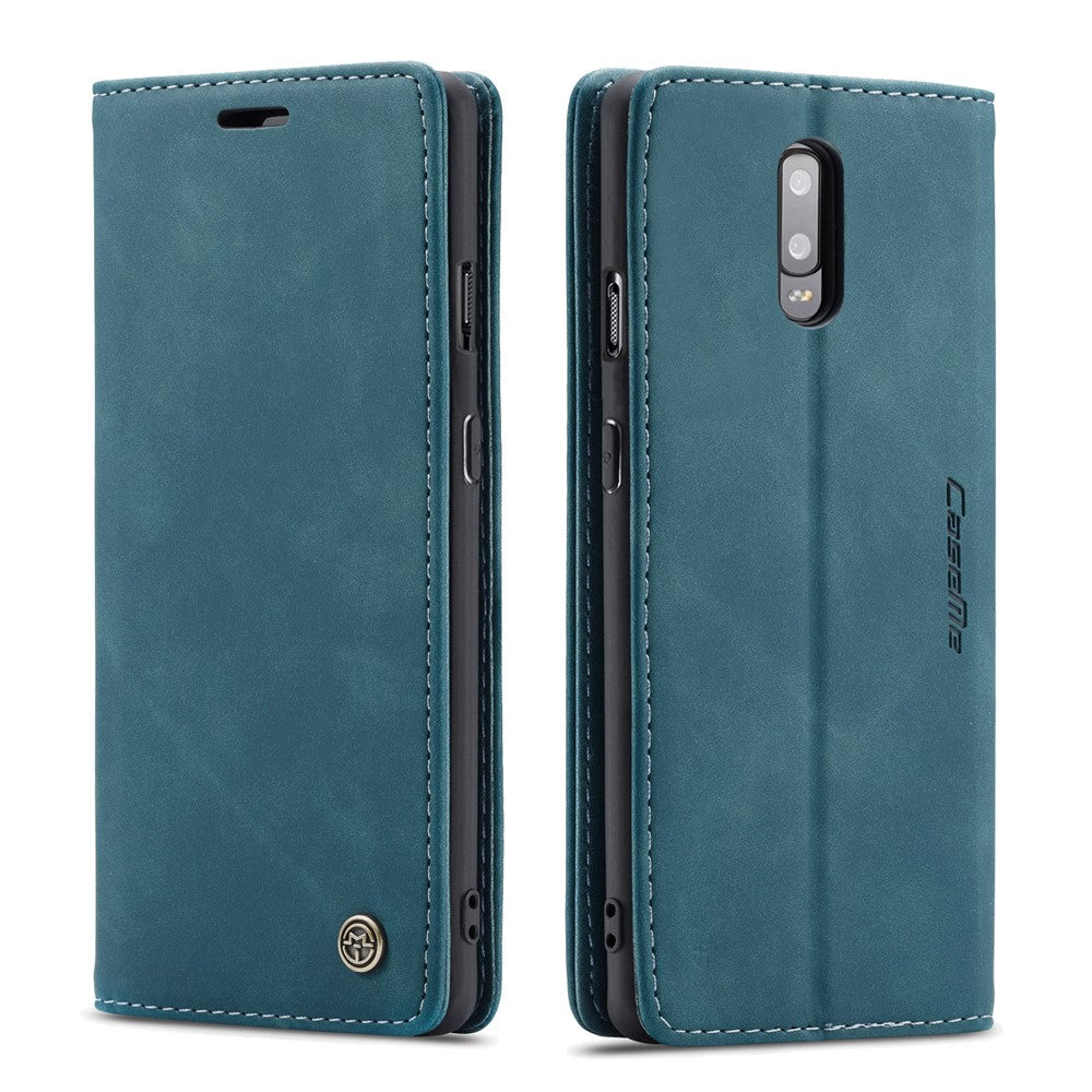 CASEME 013-serien självabsorberande läderfodral med flip-funktion för OnePlus 7