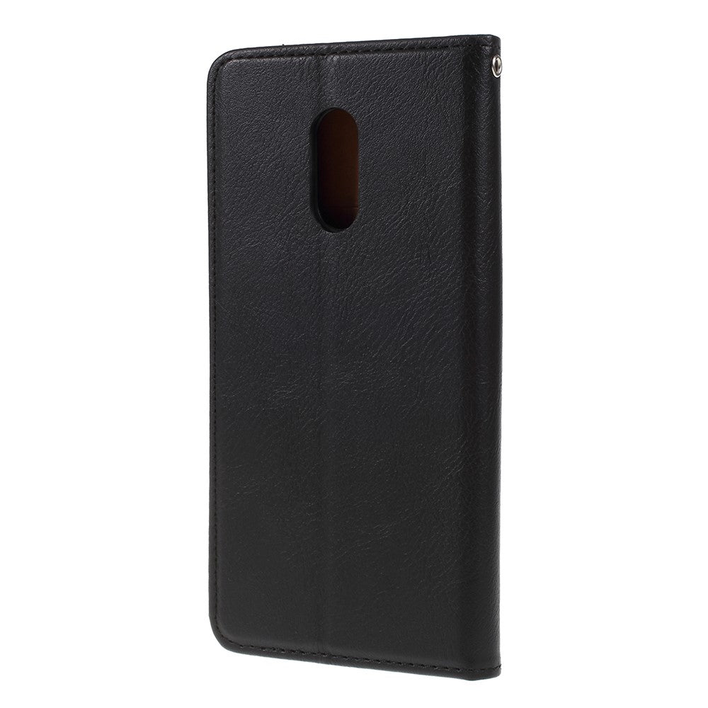 Självabsorberande plånboksfodral i läder med stativ till OnePlus 7