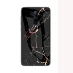 Marmorskinn i härdat glas + PC + TPU-skal för OnePlus 7 Pro