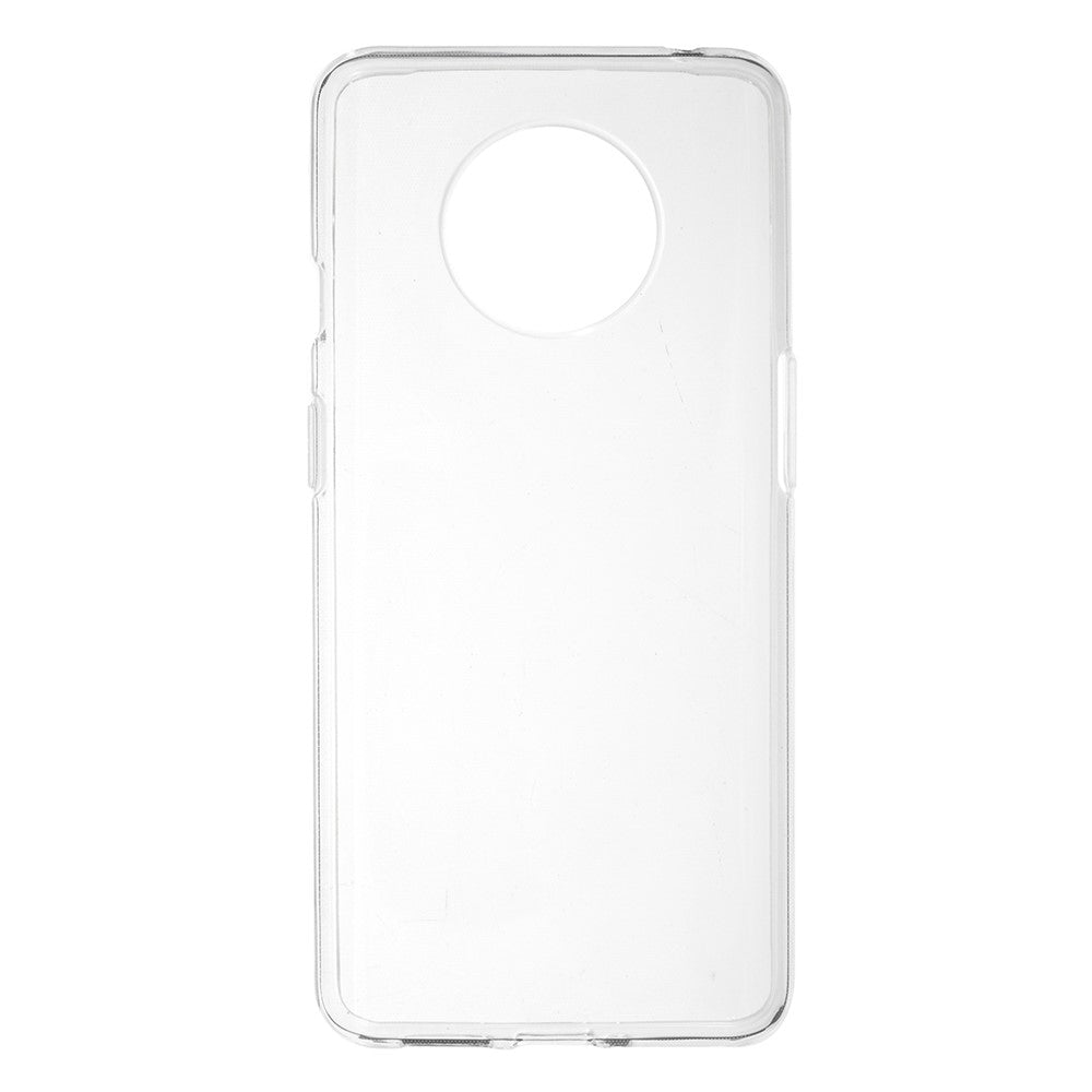 10 st/påse genomskinligt TPU-skal med halkfritt innerfodral för OnePlus 7T