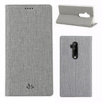 VILI DMX Cross Texture Läderfodral med Kortplats för OnePlus 7T Pro
