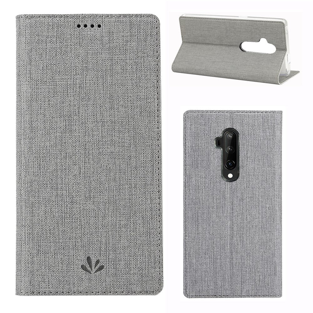 VILI DMX Cross Texture Läderfodral med Kortplats för OnePlus 7T Pro