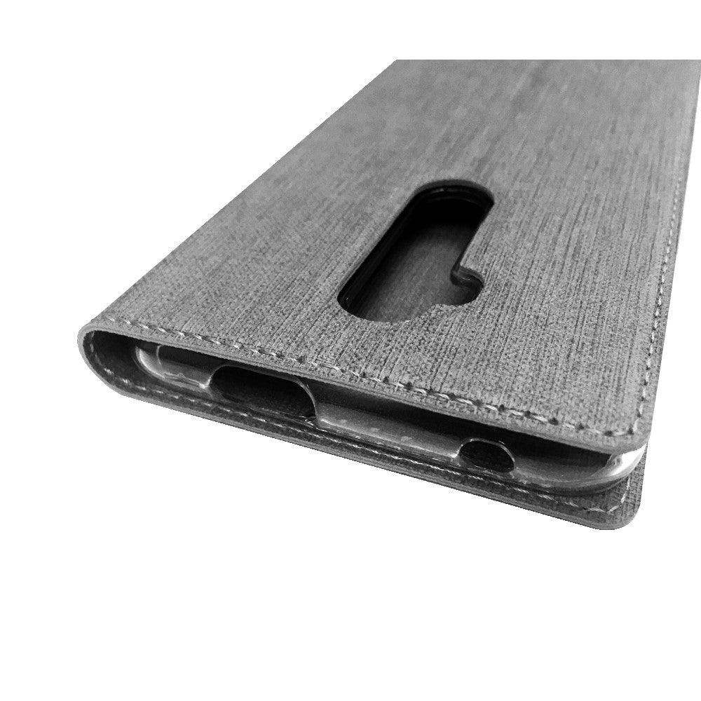 VILI DMX Cross Texture Läderfodral med Kortplats för OnePlus 7T Pro