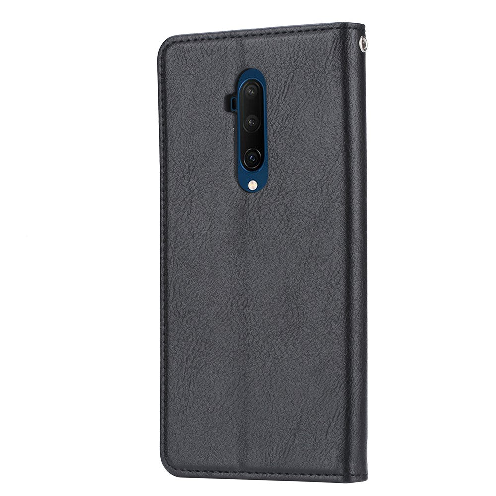 Självabsorberande PU-läderplånboksfodral för OnePlus 7T Pro