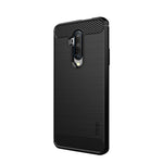 MOFI Kolfiberstruktur Borstad TPU Baksida Skal för OnePlus 7T Pro