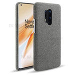 Tygstruktur Hårt skalskal för OnePlus 8 Pro