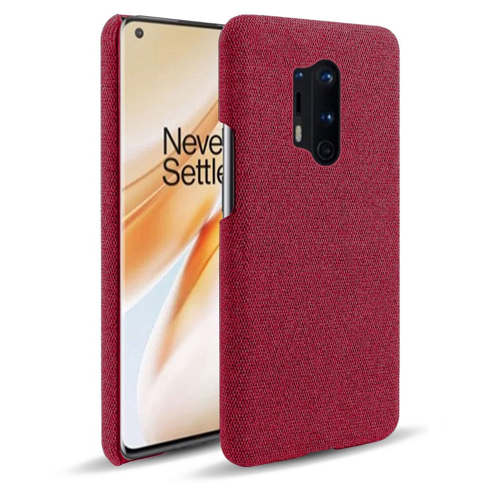 Cloth Texture Hard Shell Case for OnePlus 8 Pro