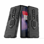 Cool Guard Ringhållare Kickstand PC TPU Hybridskal Skyddande Shell för OnePlus 8 Pro