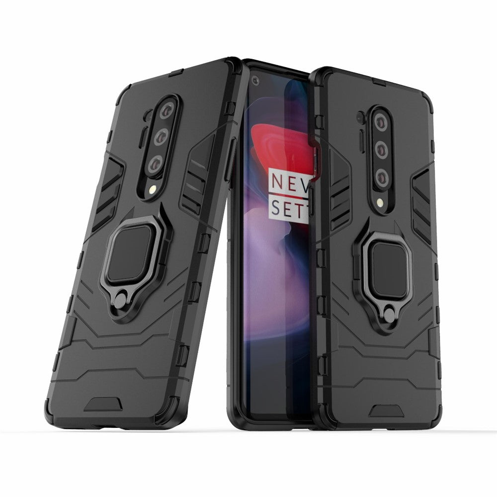Cool Guard Ringhållare Kickstand PC TPU Hybridskal Skyddande Shell för OnePlus 8 Pro