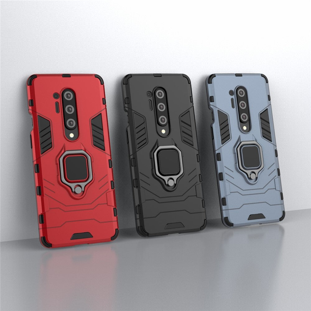 Cool Guard Ringhållare Kickstand PC TPU Hybridskal Skyddande Shell för OnePlus 8 Pro