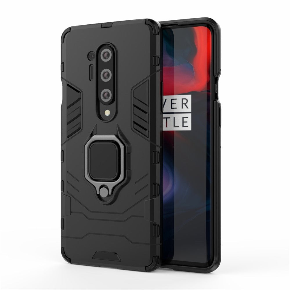 Cool Guard Ringhållare Kickstand PC TPU Hybridskal Skyddande Shell för OnePlus 8 Pro
