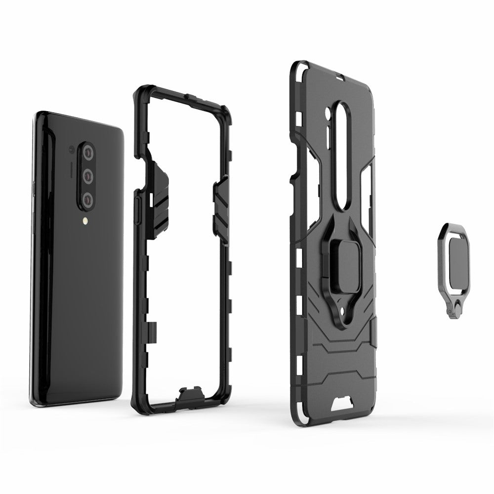 Cool Guard Ringhållare Kickstand PC TPU Hybridskal Skyddande Shell för OnePlus 8 Pro