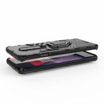Cool Guard Ringhållare Kickstand PC TPU Hybridskal Skyddande Shell för OnePlus 8 Pro