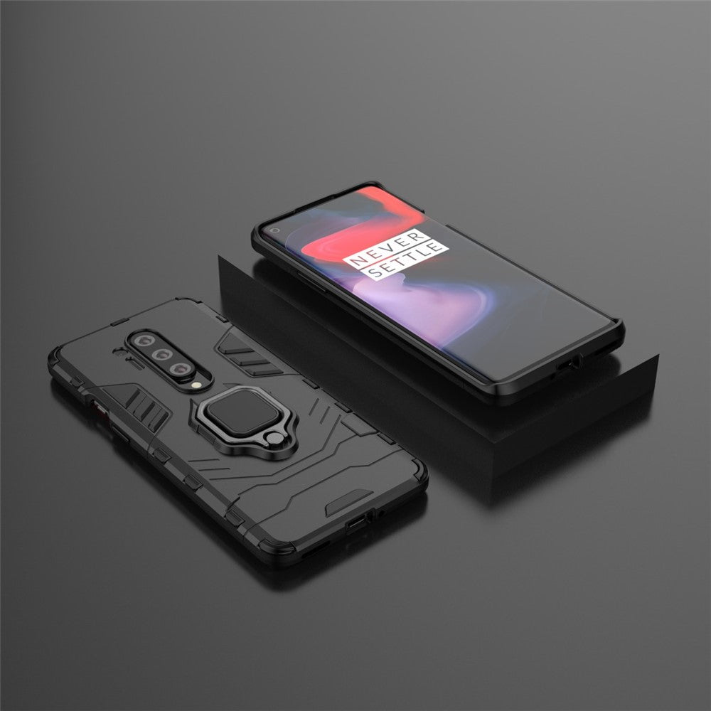 Cool Guard Ringhållare Kickstand PC TPU Hybridskal Skyddande Shell för OnePlus 8 Pro