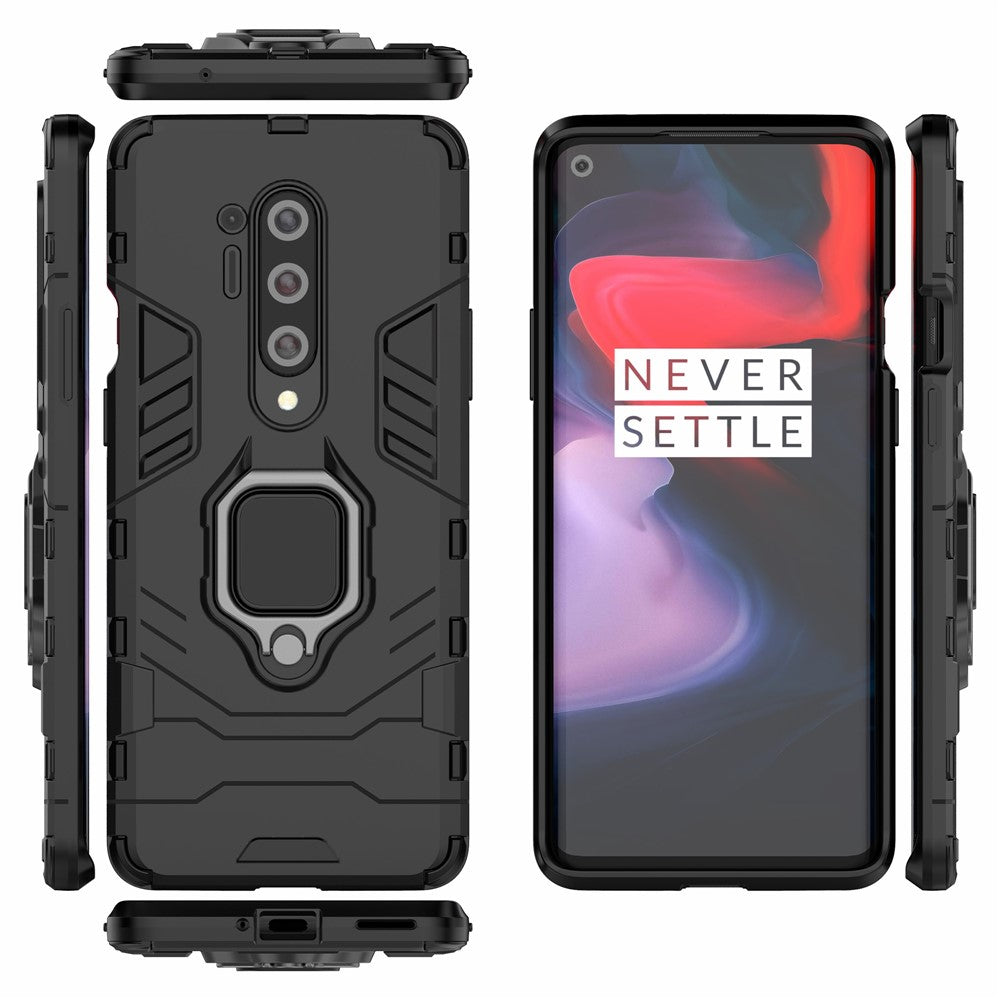 Cool Guard Ringhållare Kickstand PC TPU Hybridskal Skyddande Shell för OnePlus 8 Pro