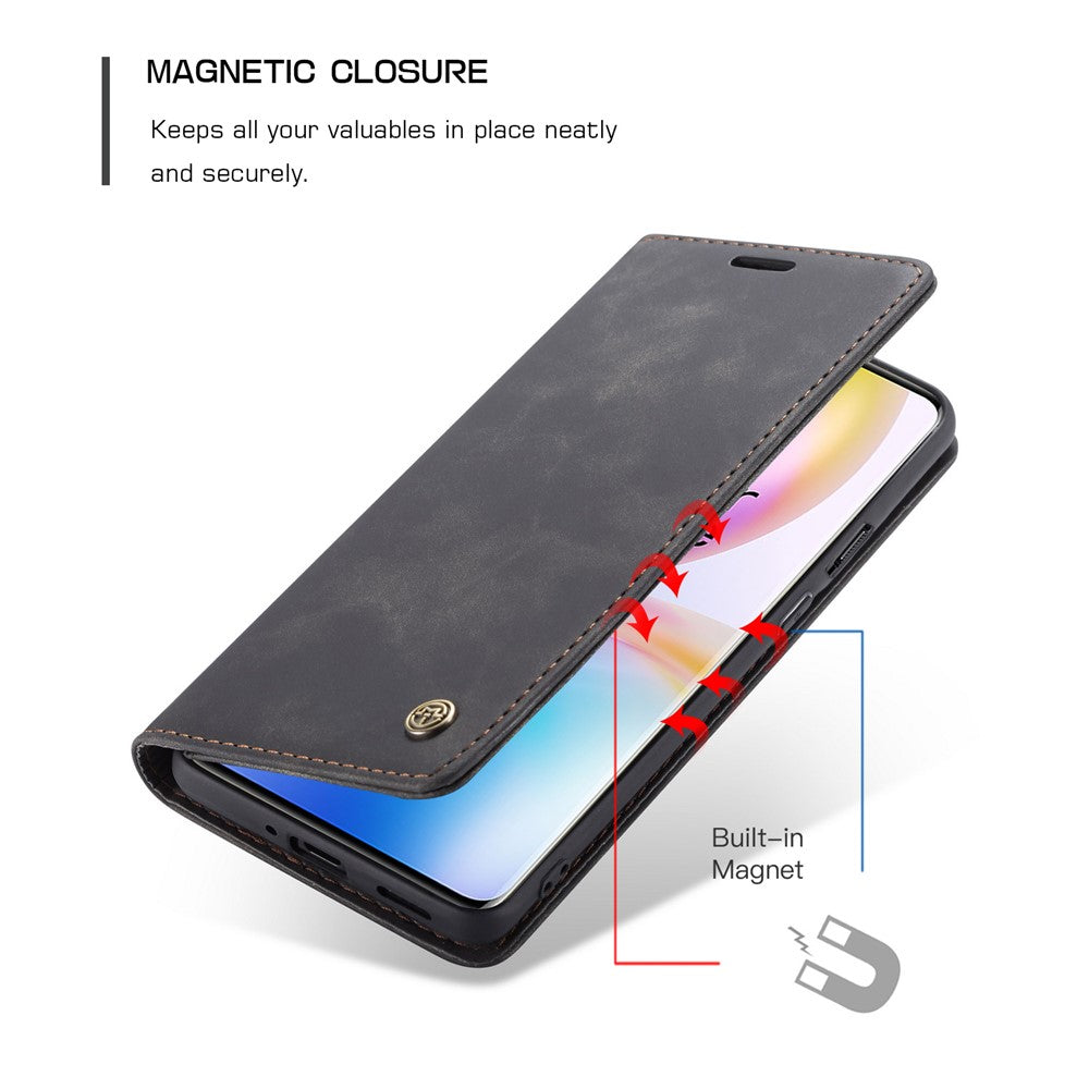 CASEME 013-serien självabsorberande läderskyddsfodral för OnePlus 8 Pro