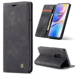 CASEME 013-serien självabsorberande läderskyddsfodral för OnePlus 8 Pro