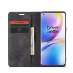 CASEME 013-serien självabsorberande läderskyddsfodral för OnePlus 8 Pro