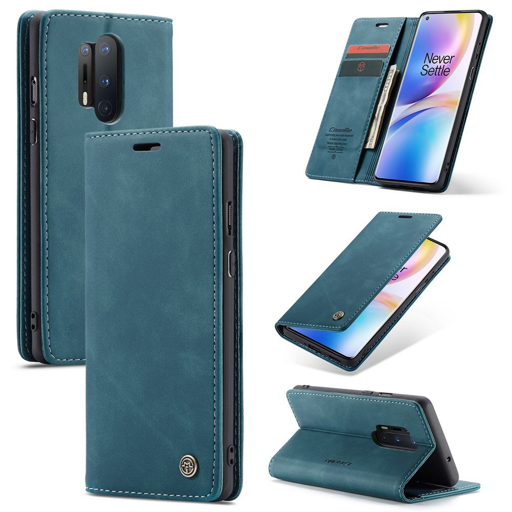 CASEME 013-serien självabsorberande läderskyddsfodral för OnePlus 8 Pro