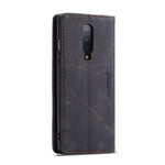 CASEME 013-serien självabsorberande läderplånboksskal för OnePlus 8