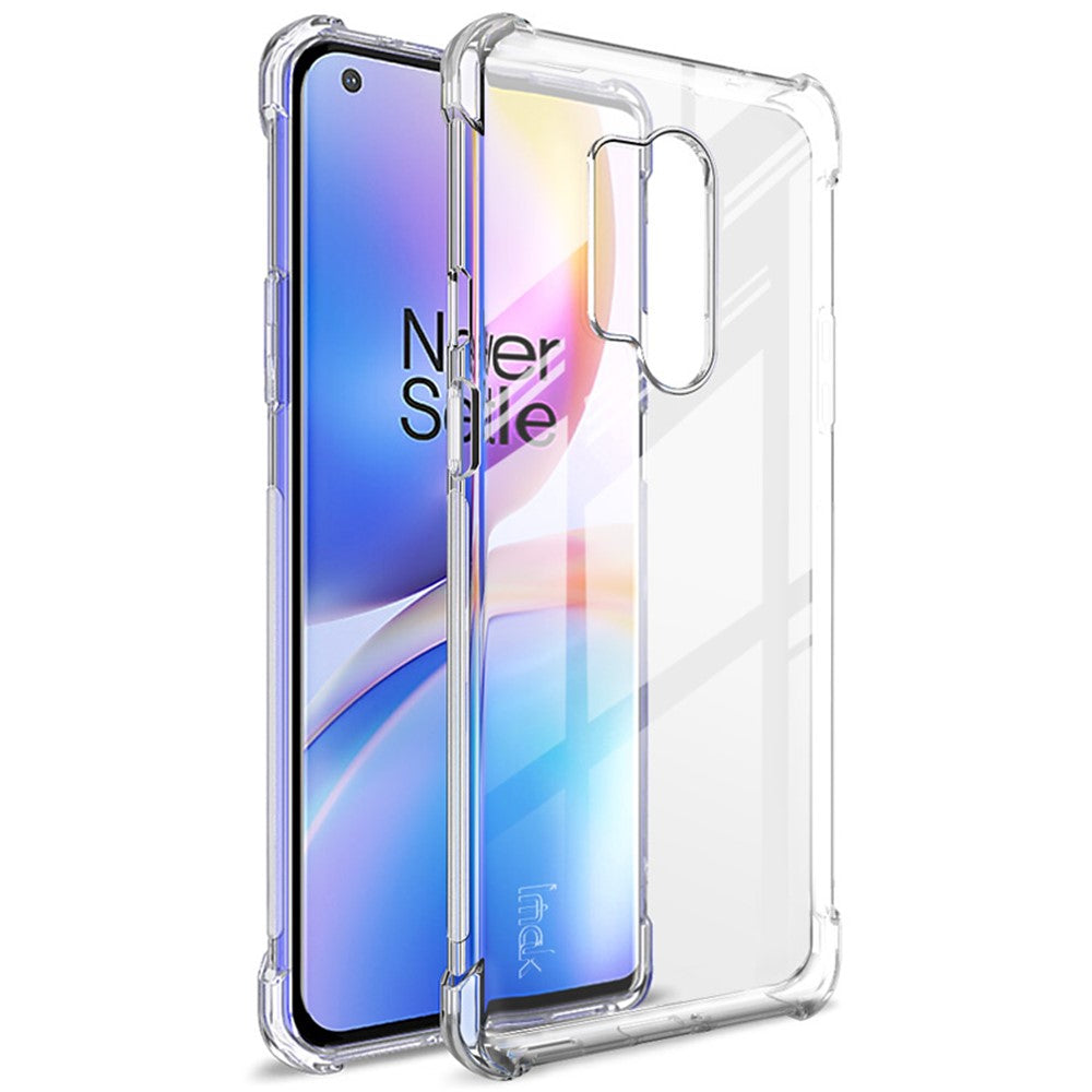 IMAK Airbag Stötsäkert TPU-skal + Skärmfilm för OnePlus 8 Pro