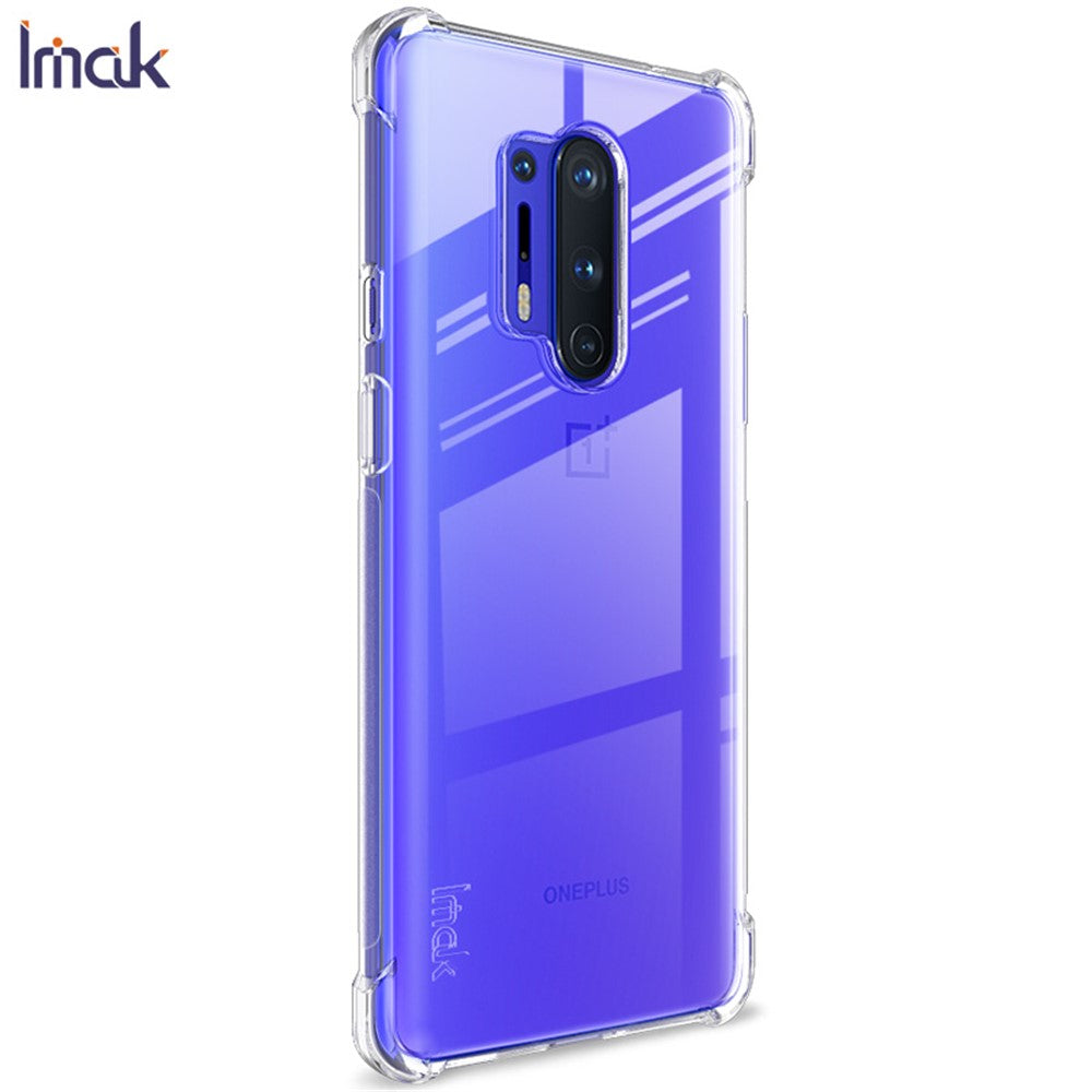 IMAK Airbag Stötsäkert TPU-skal + Skärmfilm för OnePlus 8 Pro