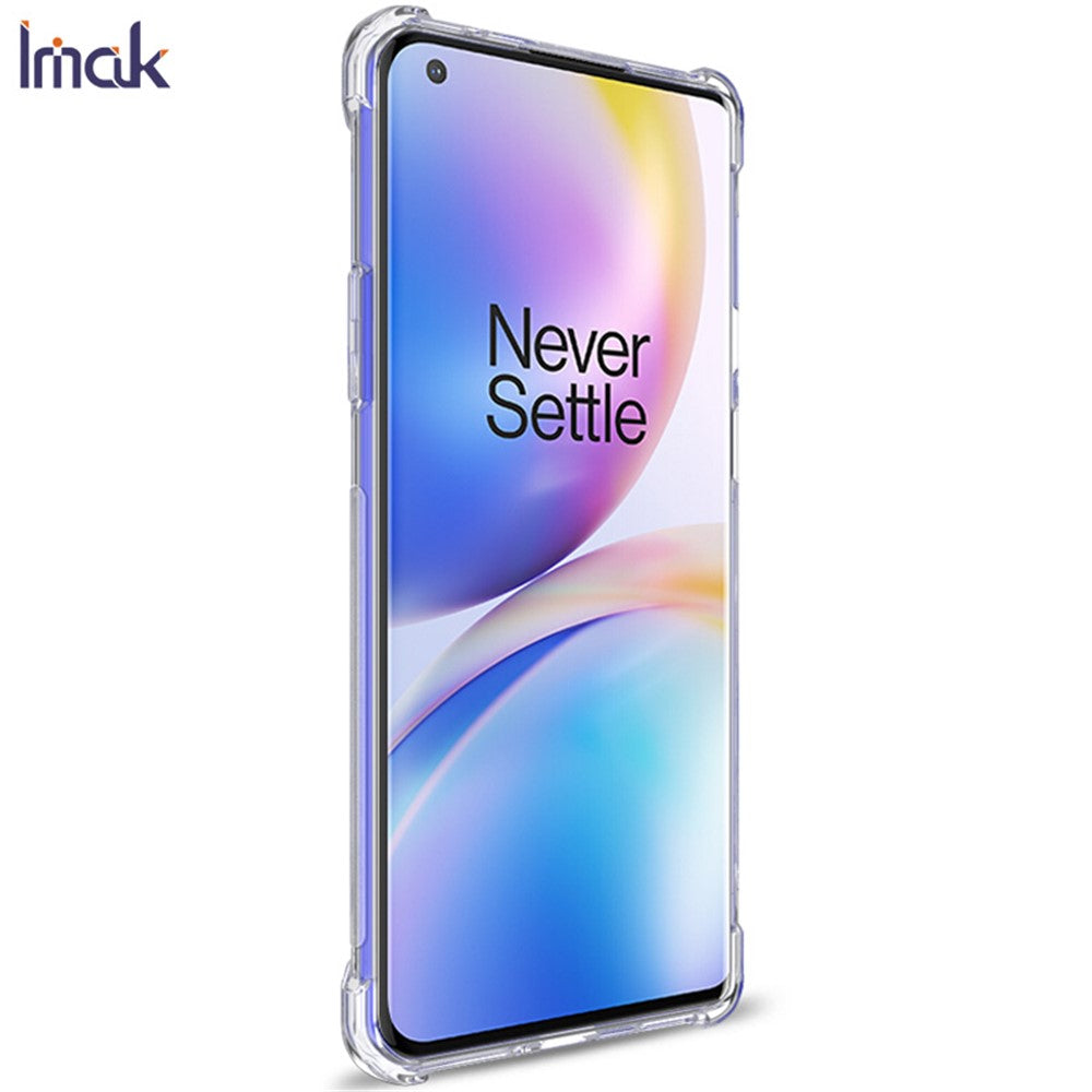 IMAK Airbag Stötsäkert TPU-skal + Skärmfilm för OnePlus 8 Pro