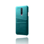 PU-läderbelagt PC-skal med dubbla kortplatser för OnePlus 8