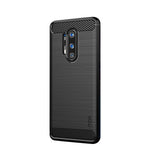 MOFI Kolfiber Borstad TPU Skyddsfodral för OnePlus 8 Pro