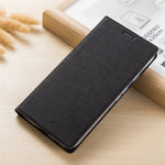 VILI DMX Cross Texture Läderställskal för OnePlus 8 Pro