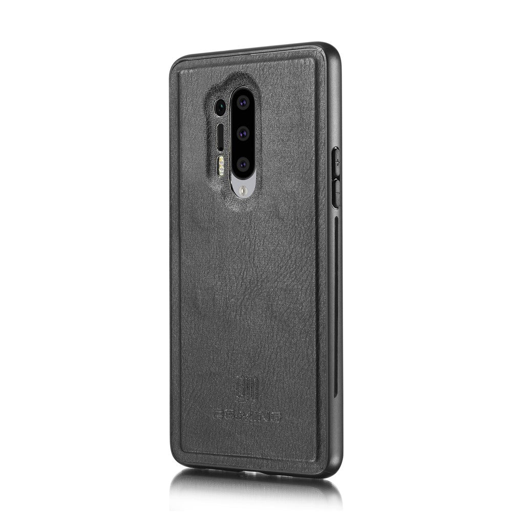 DG.MING mobilskal Avtagbart 2-i-1 Delat Läder Plånboksskal + PC Bakstycke för OnePlus 8 Pro