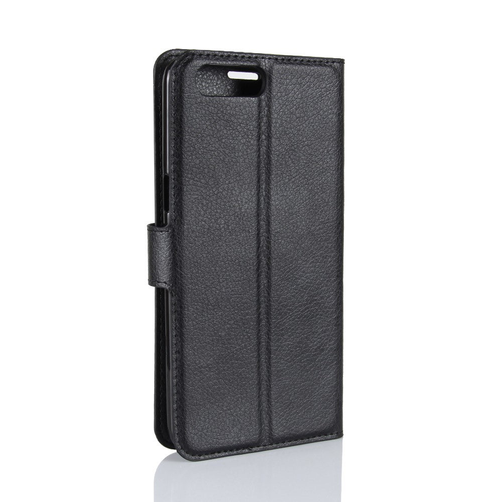 Litchi Skin PU Läder Plånboksfodral till OnePlus 5