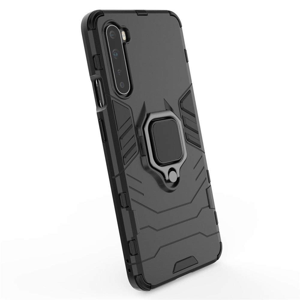 PC + TPU Cover med Fingerringholder Kickstand til OnePlus Nord