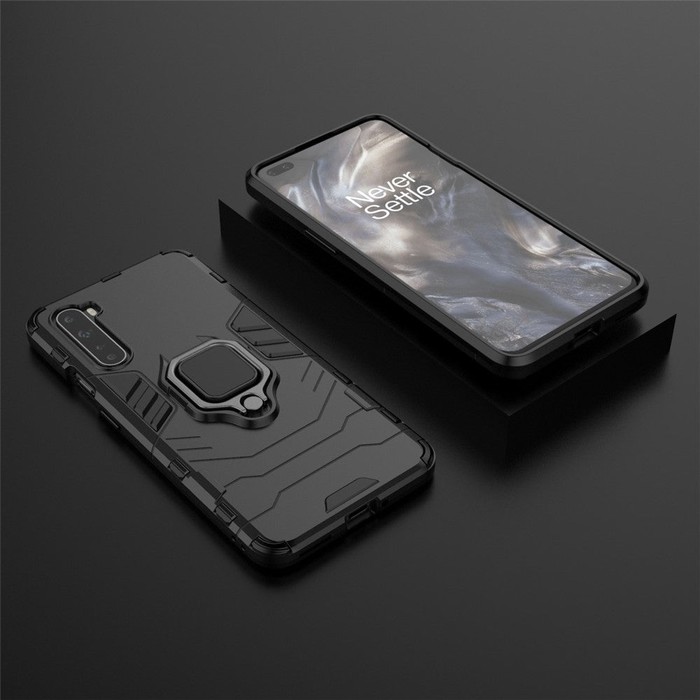 PC + TPU Cover med Fingerringholder Kickstand til OnePlus Nord