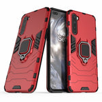 PC + TPU Cover med Fingerringholder Kickstand til OnePlus Nord