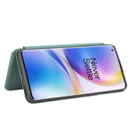 Självabsorberande mobilskal i kolfibertexturerat läder för OnePlus 8 Pro