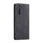 CASEME 013 Series Auto-absorbed Leather Wallet Protection Case for OnePlus Nord