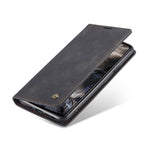 CASEME 013 Series Auto-absorbed Leather Wallet Protection Case for OnePlus Nord