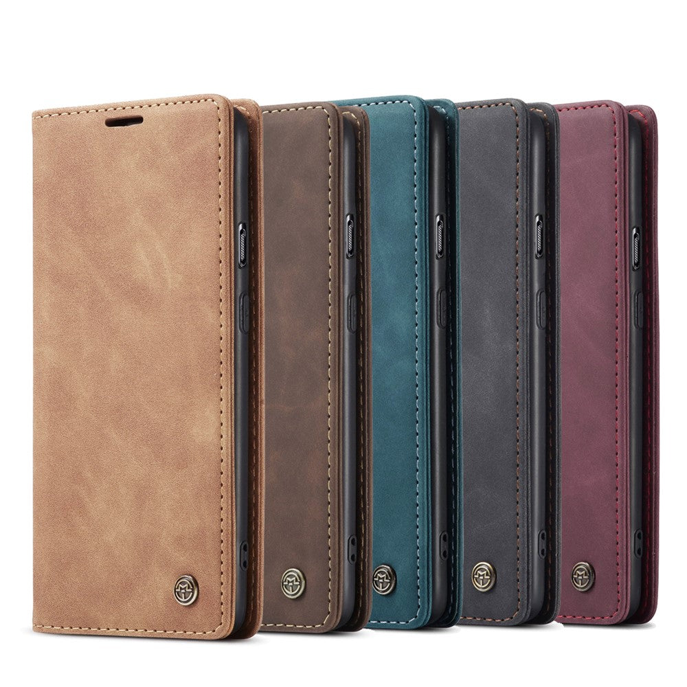 CASEME 013 Series Auto-absorbed Leather Wallet Protection Case for OnePlus Nord