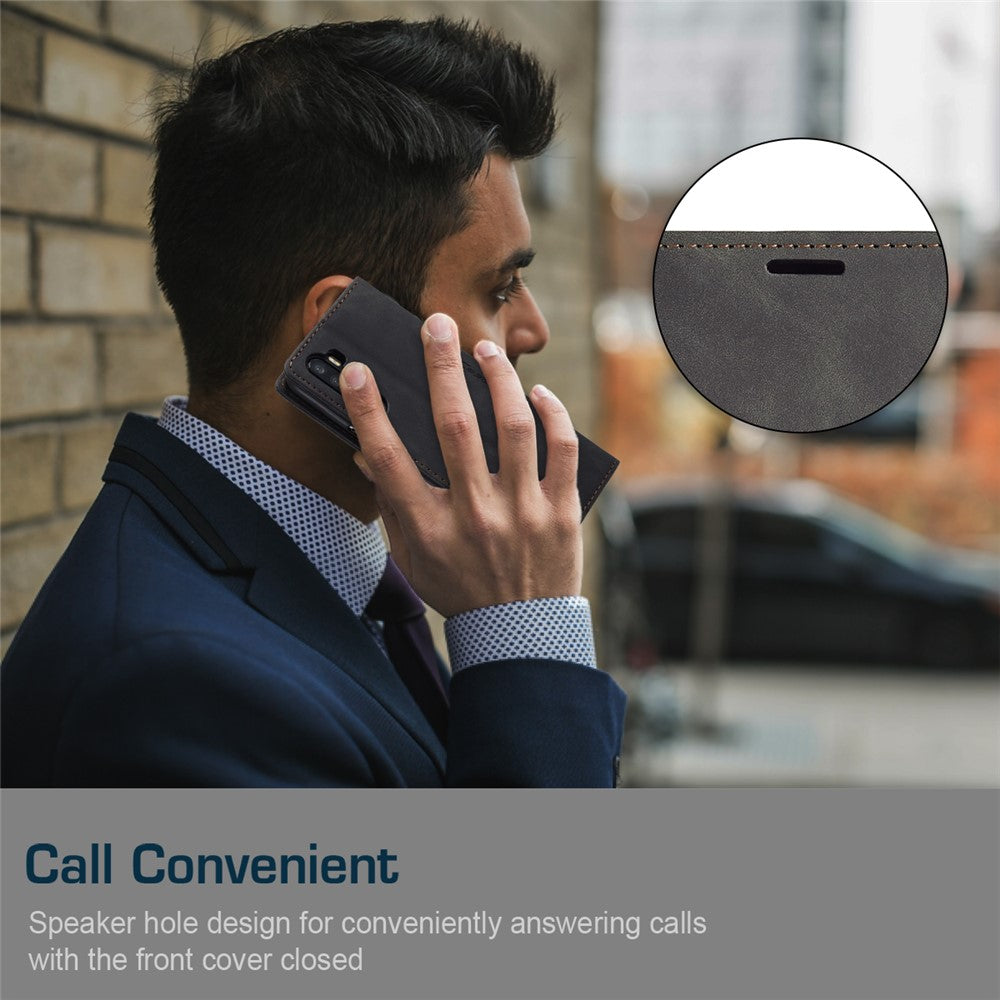 CASEME 013-serien självabsorberande läderplånboksfodral för OnePlus Nord