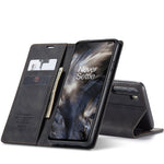 CASEME 013 Series Auto-absorbed Leather Wallet Protection Case for OnePlus Nord