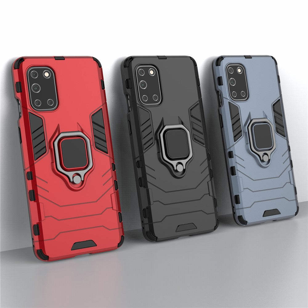 Fingerringholder Støtteben PC + TPU Mobiltelefoncover til OnePlus 8T