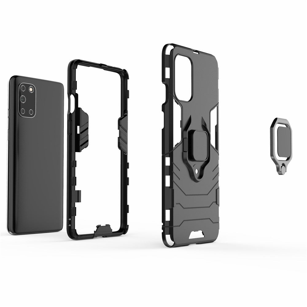 Fingerringholder Støtteben PC + TPU Mobiltelefoncover til OnePlus 8T