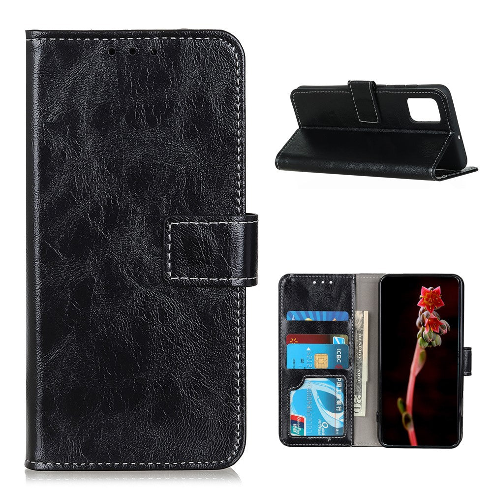 Läderfodral för OnePlus 8T Skal Crazy Horse Texture Plånboksfodral