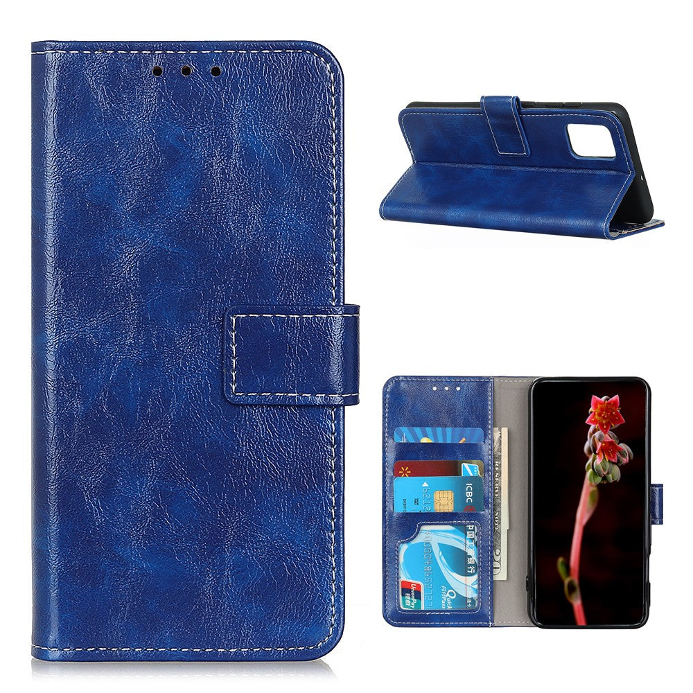 Läderfodral för OnePlus 8T Skal Crazy Horse Texture Plånboksfodral