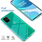 Mjukt TPU-skal till OnePlus 8T med skärmfilm i härdat glas